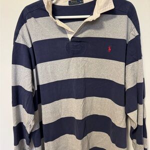 Ralph Lauren Polo Shirt in Navy and White